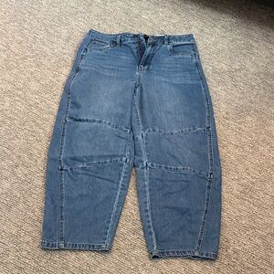 Men's Blue Patchwork Jeans
